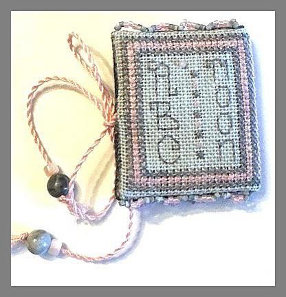 Crescent Moon and Stars Tiny Needlebook