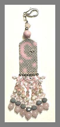 Crescent Moon and Stars Fob